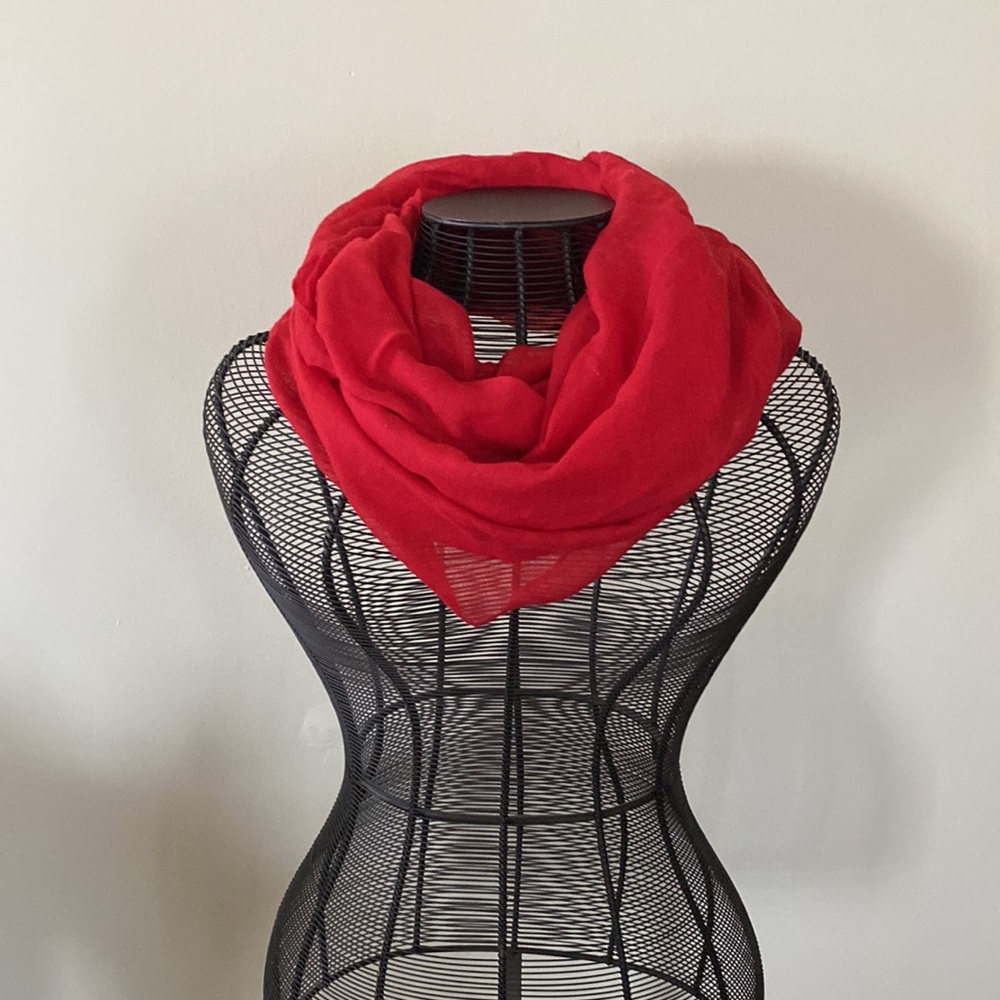 Red scarf